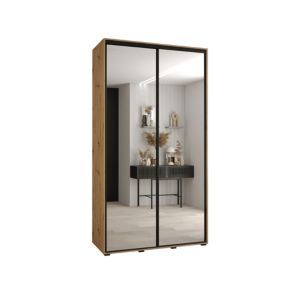 Armoire Davos 2 a portes coulissantes H. 235,2 x L. 130 x P. 45 2 portes