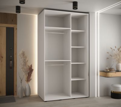 Armoire Davos 2 a portes coulissantes H. 235,2 x L. 130 x P. 60 2 portes