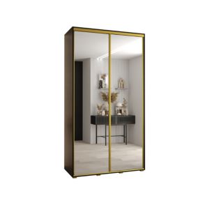 Armoire Davos 2 a portes coulissantes H. 235,2 x L. 130 x P. 60 2 portes