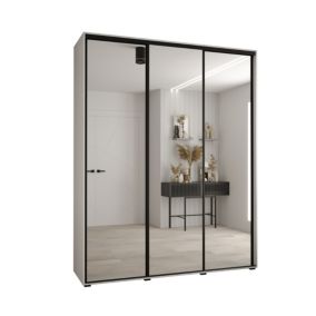 Armoire Davos 2 a portes coulissantes H. 235,2 x L. 190 x P. 60 3 portes