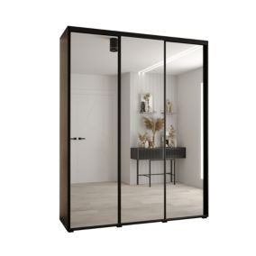 Armoire Davos 2 a portes coulissantes H. 235,2 x L. 200 x P. 45 3 portes