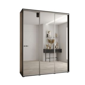 Armoire Davos 2 a portes coulissantes H. 235,2 x L. 200 x P. 45 3 portes