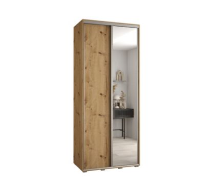 Armoire Davos 3 a portes coulissantes H. 235,2 x L. 100 x P. 45 2 portes