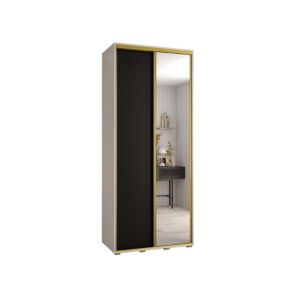 Armoire Davos 3 a portes coulissantes H. 235,2 x L. 100 x P. 45 2 portes