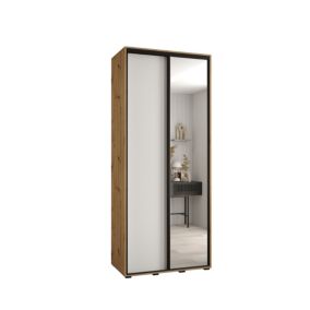 Armoire Davos 3 a portes coulissantes H. 235,2 x L. 120 x P. 45 2 portes