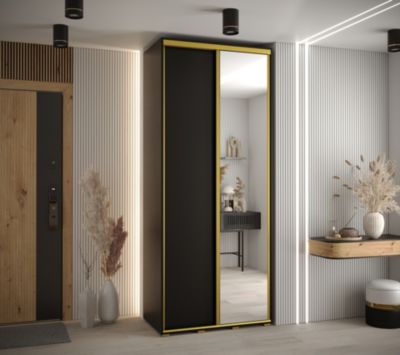 Armoire Davos 3 a portes coulissantes H. 235,2 x L. 120 x P. 45 2 portes
