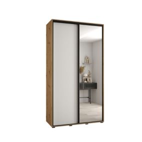 Armoire Davos 3 a portes coulissantes H. 235,2 x L. 130 x P. 45 2 portes