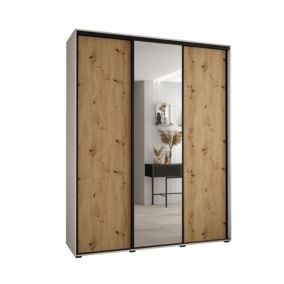 Armoire Davos 3 a portes coulissantes H. 235,2 x L. 200 x P. 60 3 portes