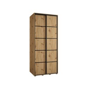 Armoire Davos 4 a portes coulissantes H. 235,2 x L. 100 x P. 45 2 portes