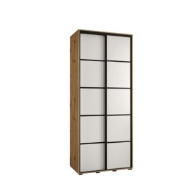 Armoire Davos 4 a portes coulissantes H. 235,2 x L. 100 x P. 45 2 portes