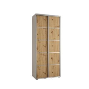 Armoire Davos 4 a portes coulissantes H. 235,2 x L. 100 x P. 45 2 portes