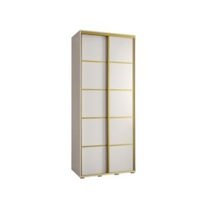 Armoire Davos 4 a portes coulissantes H. 235,2 x L. 100 x P. 45 2 portes