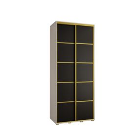 Armoire Davos 4 a portes coulissantes H. 235,2 x L. 100 x P. 45 2 portes