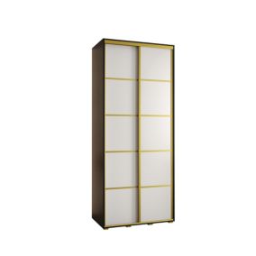 Armoire Davos 4 a portes coulissantes H. 235,2 x L. 100 x P. 45 2 portes