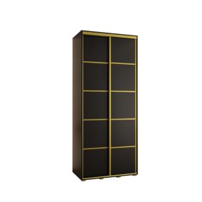 Armoire Davos 4 a portes coulissantes H. 235,2 x L. 100 x P. 60 2 portes