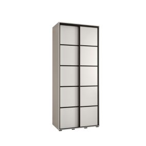 Armoire Davos 4 a portes coulissantes H. 235,2 x L. 110 x P. 60 2 portes