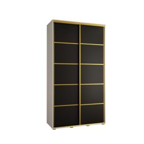 Armoire Davos 4 a portes coulissantes H. 235,2 x L. 130 x P. 45 2 portes