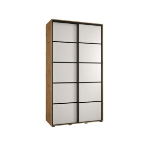 Armoire Davos 4 a portes coulissantes H. 235,2 x L. 130 x P. 60 2 portes