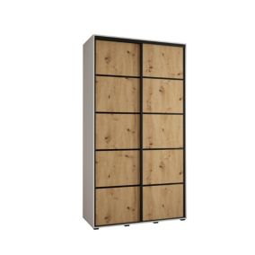 Armoire Davos 4 a portes coulissantes H. 235,2 x L. 130 x P. 60 2 portes