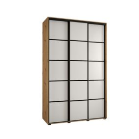 Armoire Davos 4 a portes coulissantes H. 235,2 x L. 150 x P. 45 3 portes