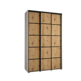 Armoire Davos 4 a portes coulissantes H. 235,2 x L. 150 x P. 45 3 portes