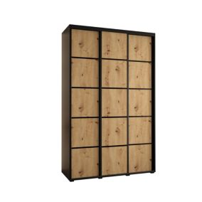 Armoire Davos 4 a portes coulissantes H. 235,2 x L. 150 x P. 45 3 portes