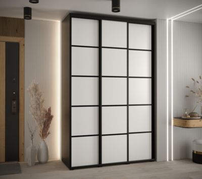 Armoire Davos 4 a portes coulissantes H. 235,2 x L. 170 x P. 45 3 portes