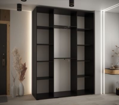 Armoire Davos 4 a portes coulissantes H. 235,2 x L. 170 x P. 45 3 portes