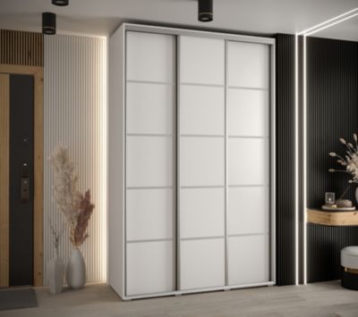 Armoire Davos 4 a portes coulissantes H. 235,2 x L. 180 x P. 45 3 portes