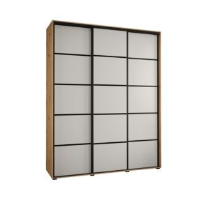 Armoire Davos 4 a portes coulissantes H. 235,2 x L. 190 x P. 45 3 portes