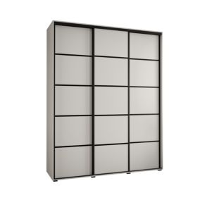 Armoire Davos 4 a portes coulissantes H. 235,2 x L. 190 x P. 45 3 portes