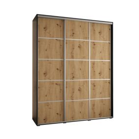 Armoire Davos 4 a portes coulissantes H. 235,2 x L. 190 x P. 45 3 portes