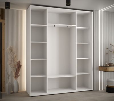 Armoire Davos 4 a portes coulissantes H. 235,2 x L. 200 x P. 45 3 portes