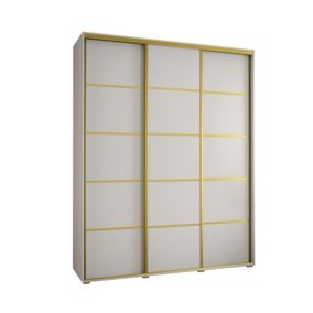 Armoire Davos 4 a portes coulissantes H. 235,2 x L. 200 x P. 45 3 portes