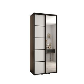 Armoire Davos 5 a portes coulissantes H. 235,2 x L. 100 x P. 45 2 portes