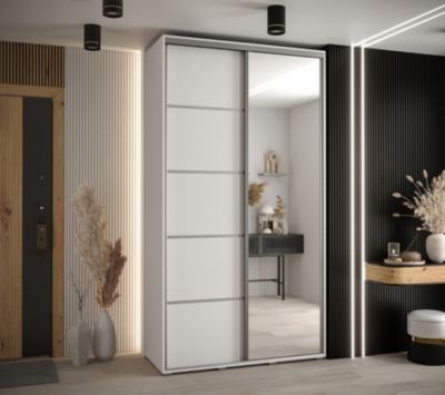 Armoire Davos 5 a portes coulissantes H. 235,2 x L. 130 x P. 45 2 portes