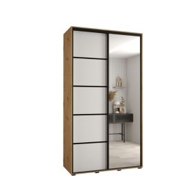 Armoire Davos 5 a portes coulissantes H. 235,2 x L. 140 x P. 45 2 portes