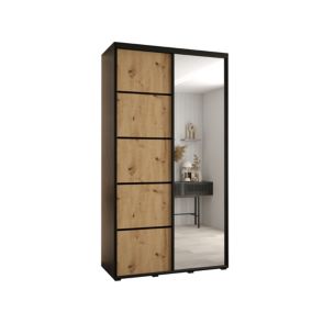 Armoire Davos 5 a portes coulissantes H. 235,2 x L. 140 x P. 60 2 portes