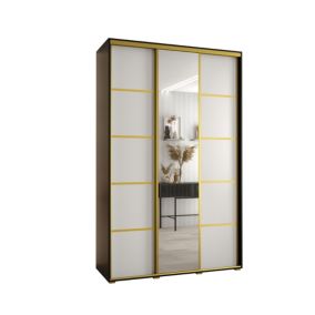 Armoire Davos 5 a portes coulissantes H. 235,2 x L. 150 x P. 45 3 portes