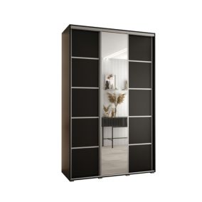 Armoire Davos 5 a portes coulissantes H. 235,2 x L. 150 x P. 45 3 portes