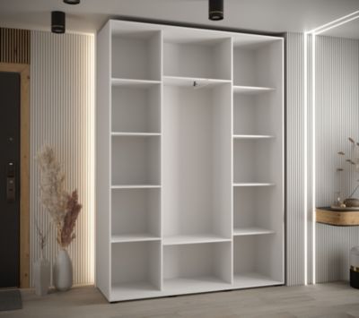 Armoire Davos 5 a portes coulissantes H. 235,2 x L. 170 x P. 45 3 portes