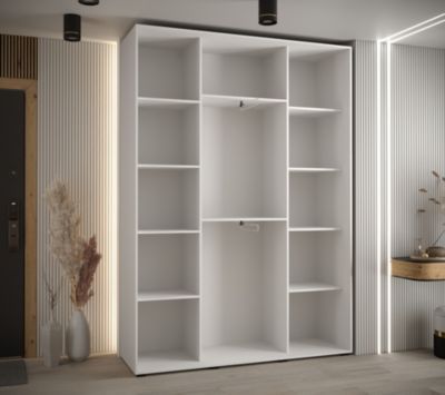 Armoire Davos 5 a portes coulissantes H. 235,2 x L. 170 x P. 45 3 portes