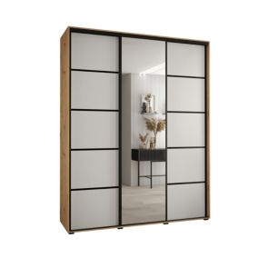 Armoire Davos 5 a portes coulissantes H. 235,2 x L. 170 x P. 60 3 portes