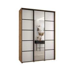 Armoire Davos 5 a portes coulissantes H. 235,2 x L. 180 x P. 45 3 portes