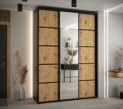 Armoire Davos 5 a portes coulissantes H. 235,2 x L. 180 x P. 45 3 portes