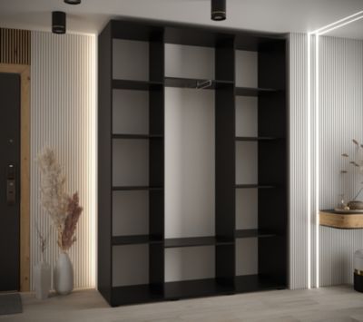 Armoire Davos 5 a portes coulissantes H. 235,2 x L. 180 x P. 45 3 portes