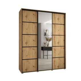 Armoire Davos 5 a portes coulissantes H. 235,2 x L. 190 x P. 60 3 portes