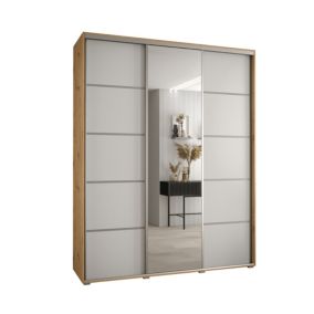 Armoire Davos 5 a portes coulissantes H. 235,2 x L. 200 x P. 60 3 portes