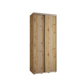 Armoire Davos 6 a portes coulissantes H. 235,2 x L. 100 x P. 45 2 portes