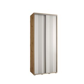 Armoire Davos 6 a portes coulissantes H. 235,2 x L. 100 x P. 45 2 portes